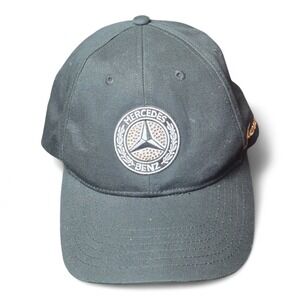 Mercedes Benz Unisex Hat Black Adjustable Baseball Cap Logo Strapback